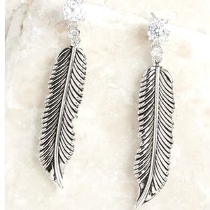 Montana Silversmith Women’s Feather Earrings